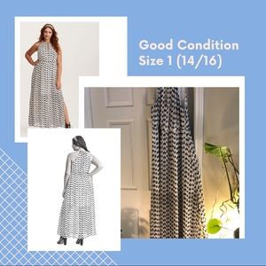 Torrid ARROW PRINT HALTER MAXI DRESS - Size 14/16